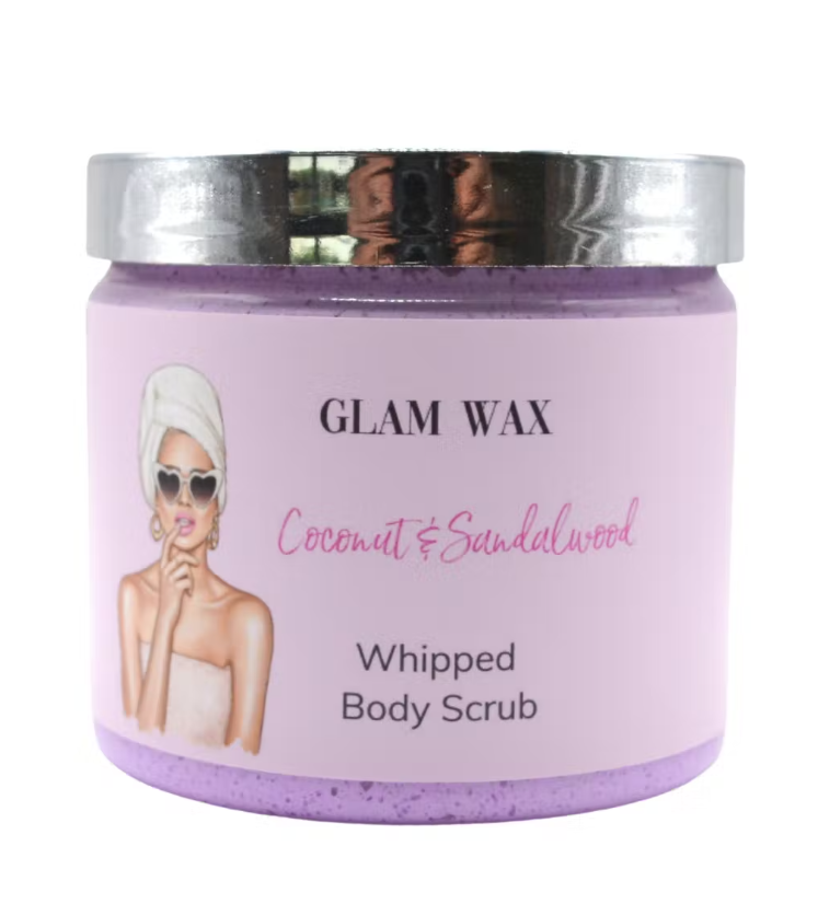 COCONUT & SANDALWOOD Boddy Scrub - Glam Wax