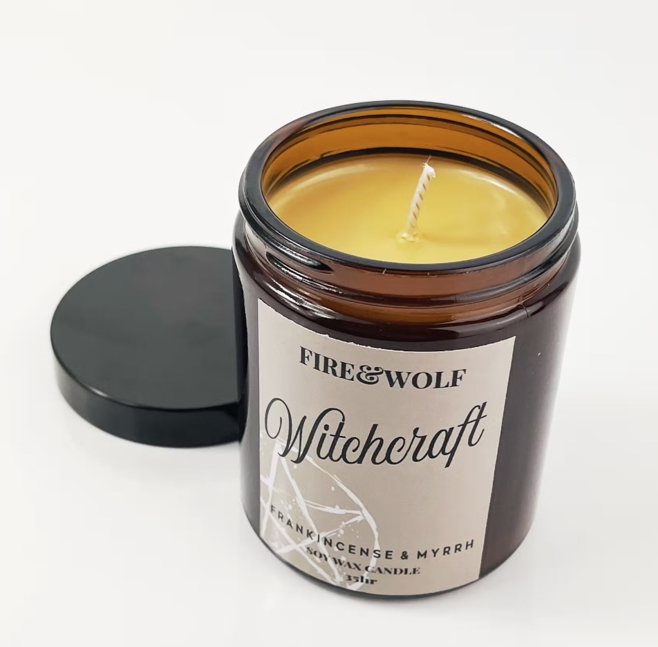 WITCHCRAFT Candle - Fire & Wolf 