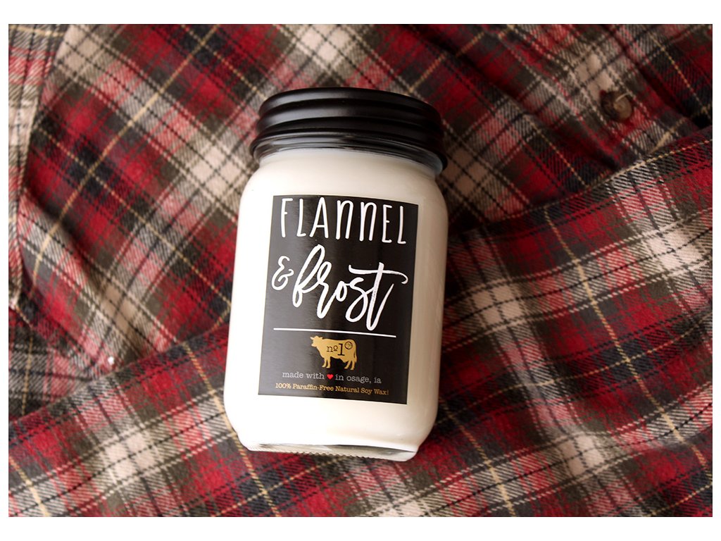 FLANNEL & FROST Farmhouse Jar 368g - Milkhouse Candles