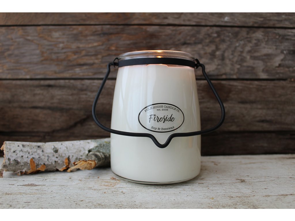 FIRESIDE Butter Jar - Milkhouse Candles
