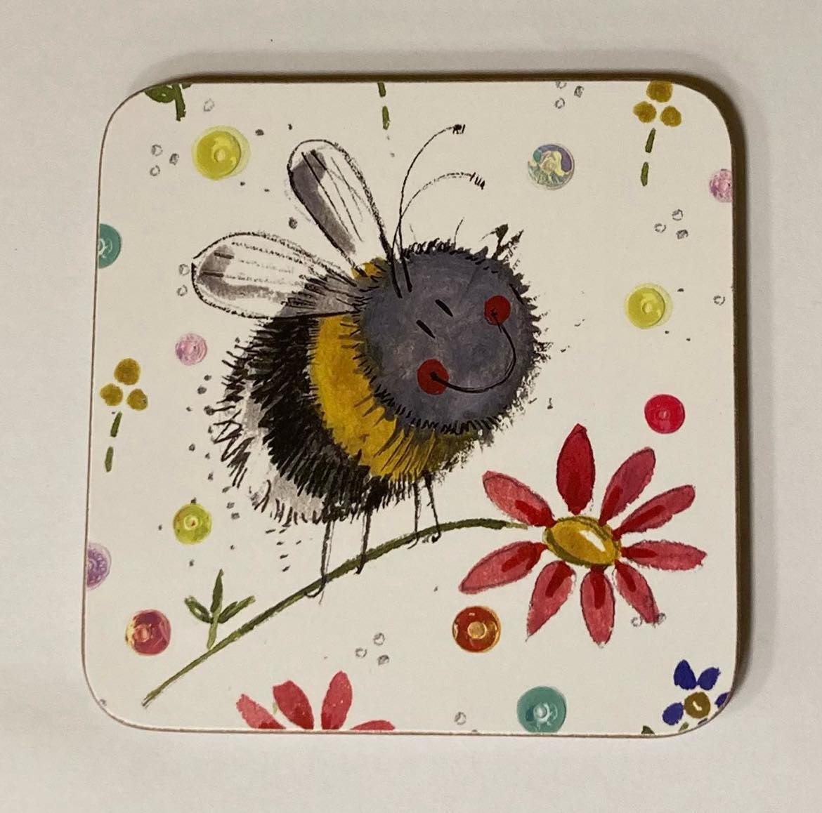 Bee and Flowers - Untersetzer C176