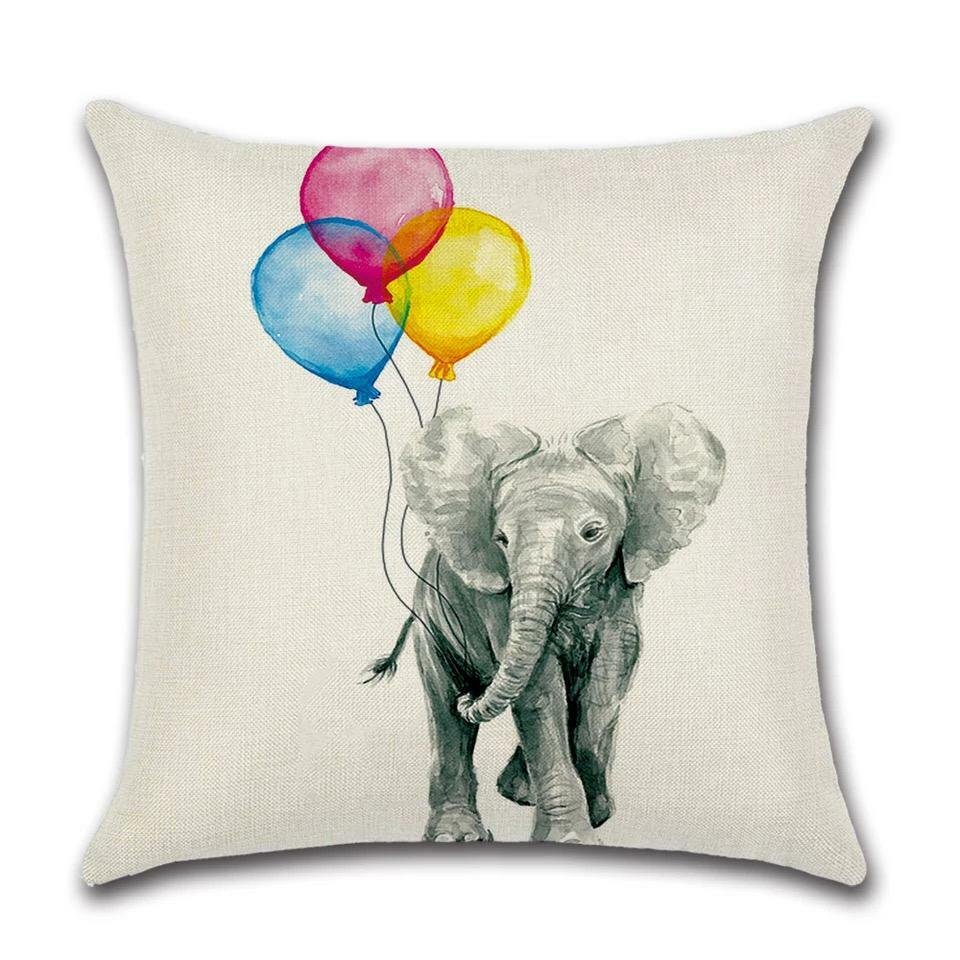 Kissenbezug Ballon - Elefant