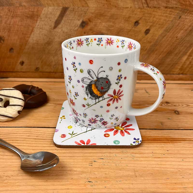 Bees and Flowers - Tasse M11