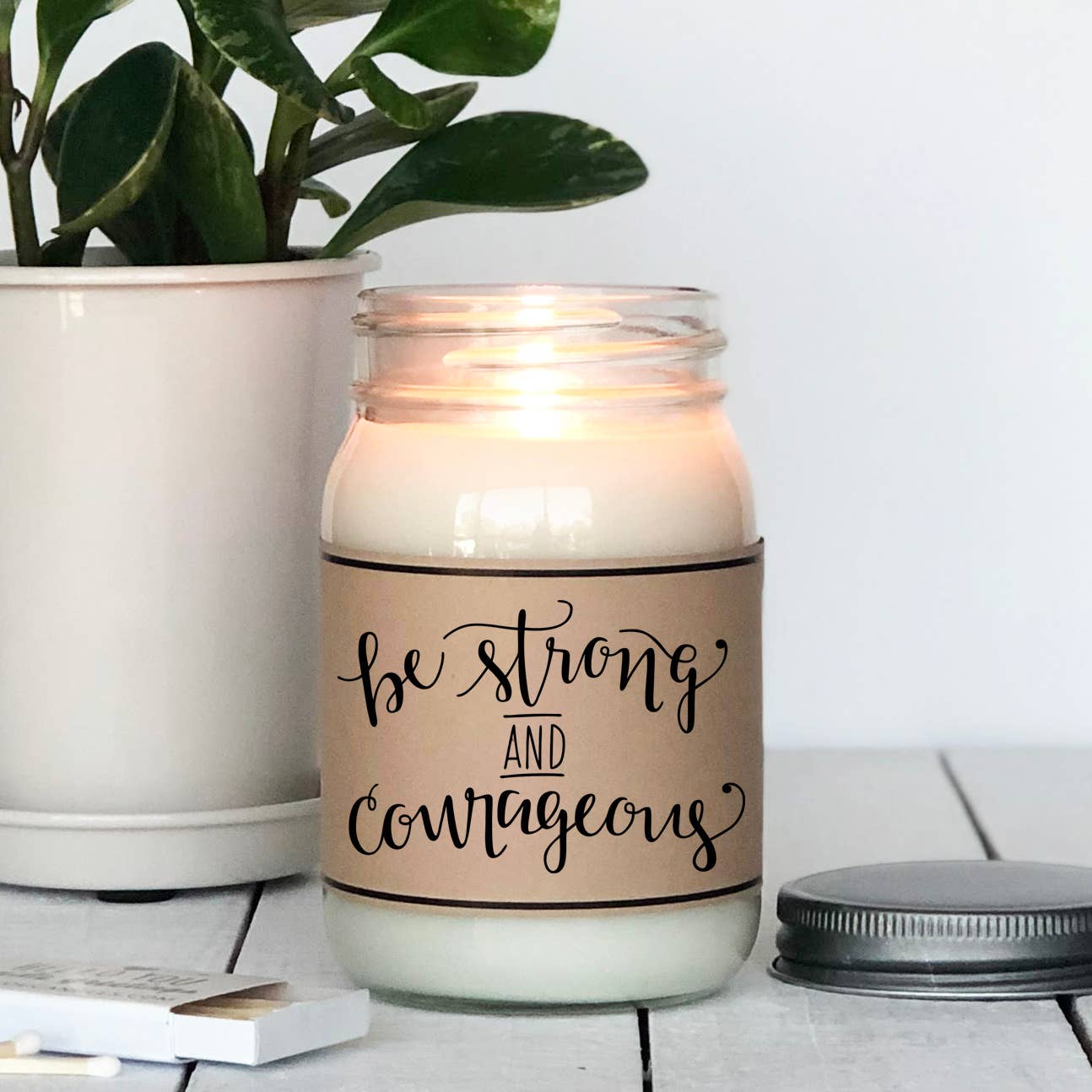 BE STRONG  - Hello You Candle 454 g