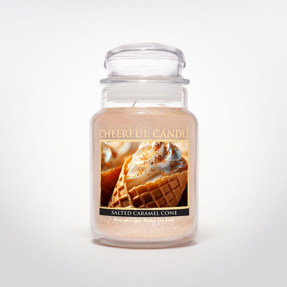 SALTED CARAMEL CONE Small - Cheerful Candle