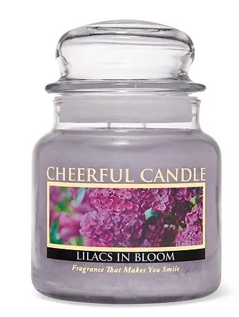  LILACS IN BLOOM Medium - Cheerful Candle 