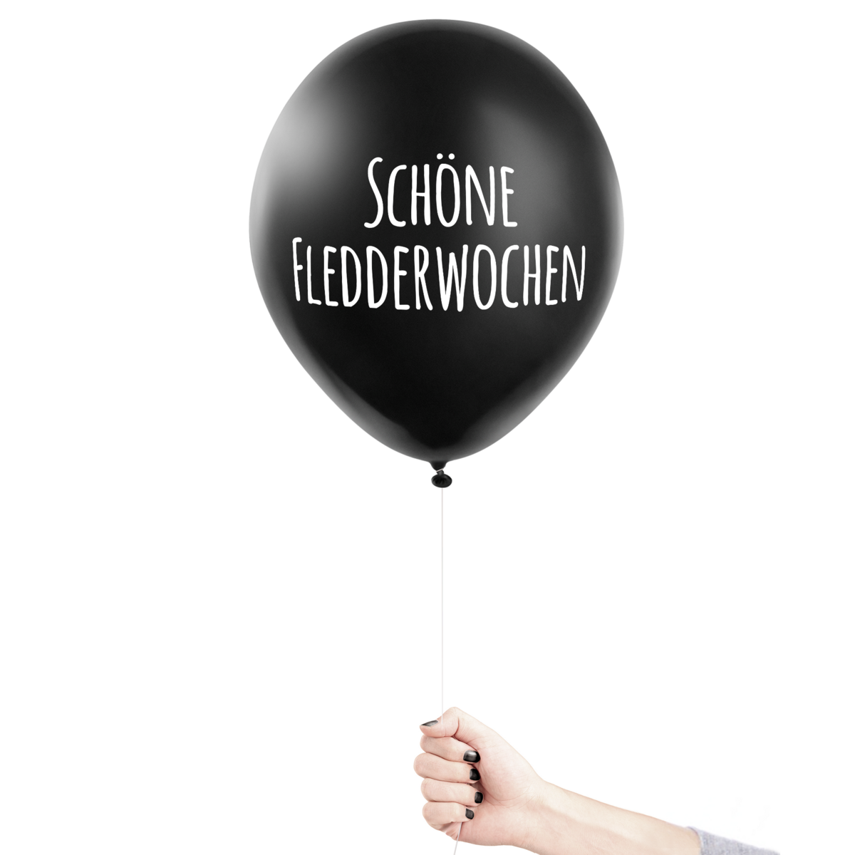 Anti-Party-Ballons "BLAUKRAUT AUF BRAUTKLEID"