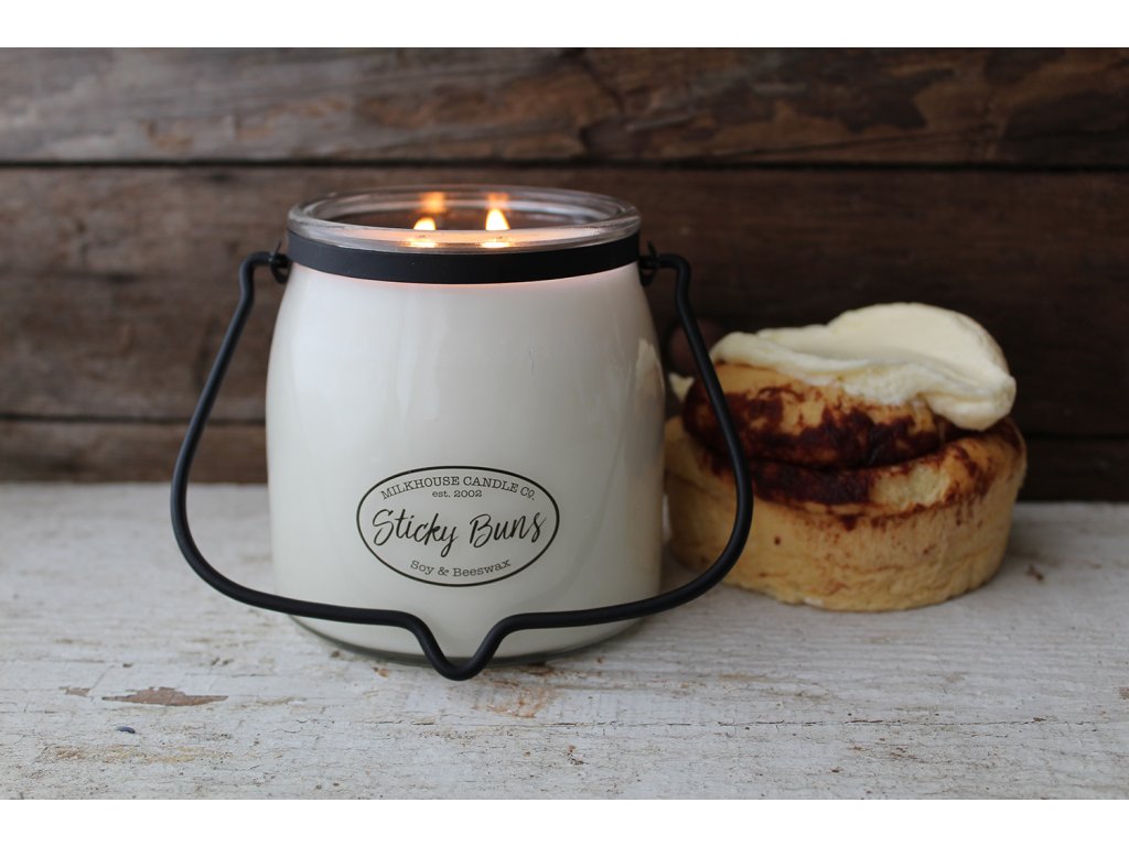 STICKY BUNS Butter Jar  454g - Milkhouse Candles