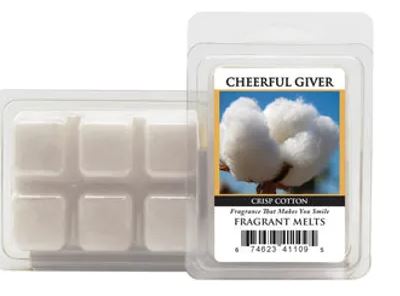 CRISP COTTON Melts - Cheerful Candle 