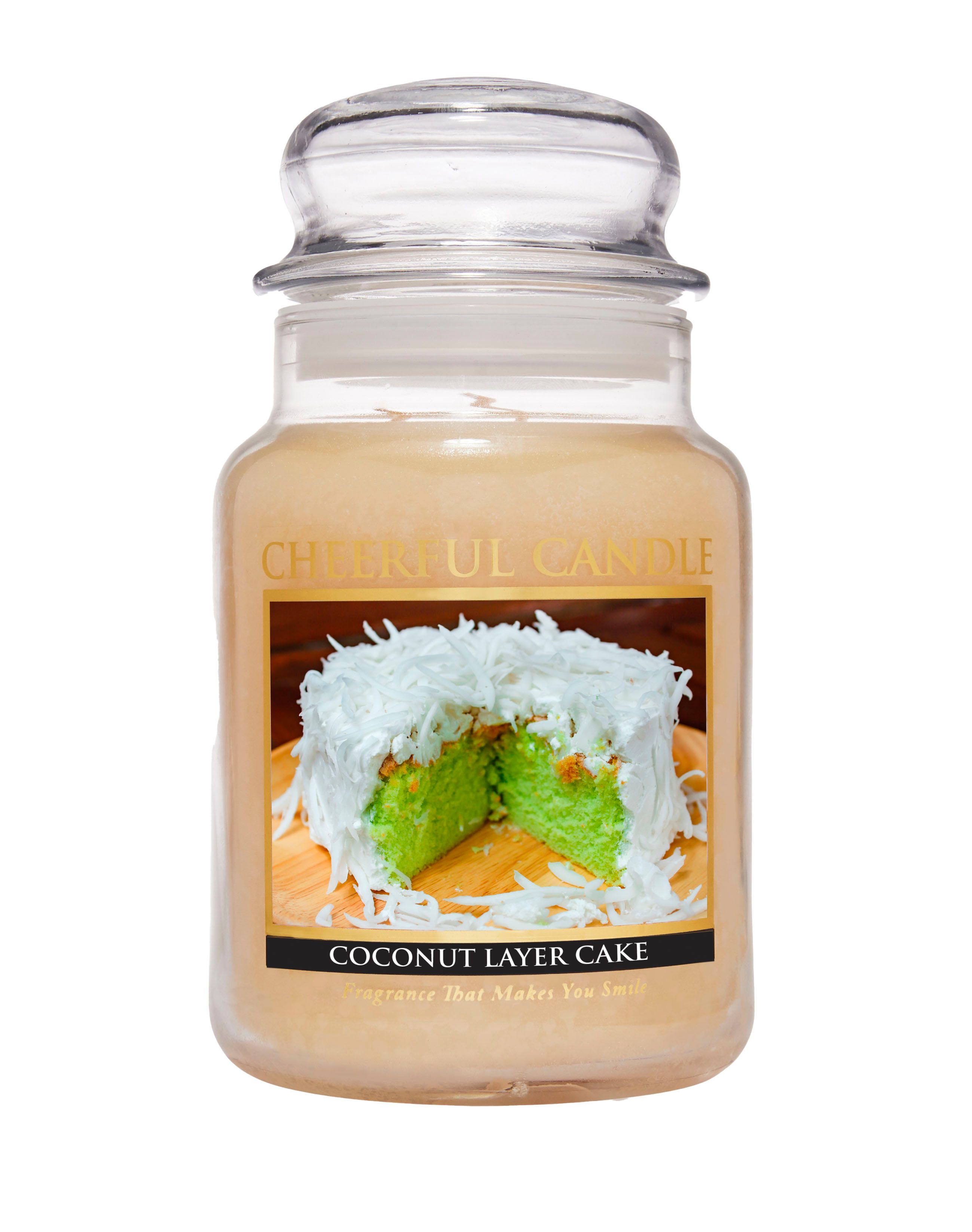 COCONUT LAYER CAKE Small - Cheerful Candle
