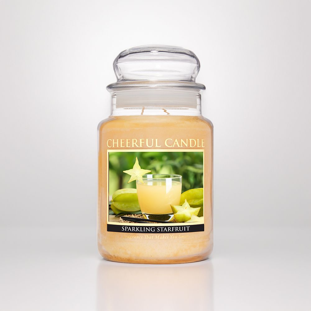 SPARKLING STARFRUIT Large - Cheerful Candle
