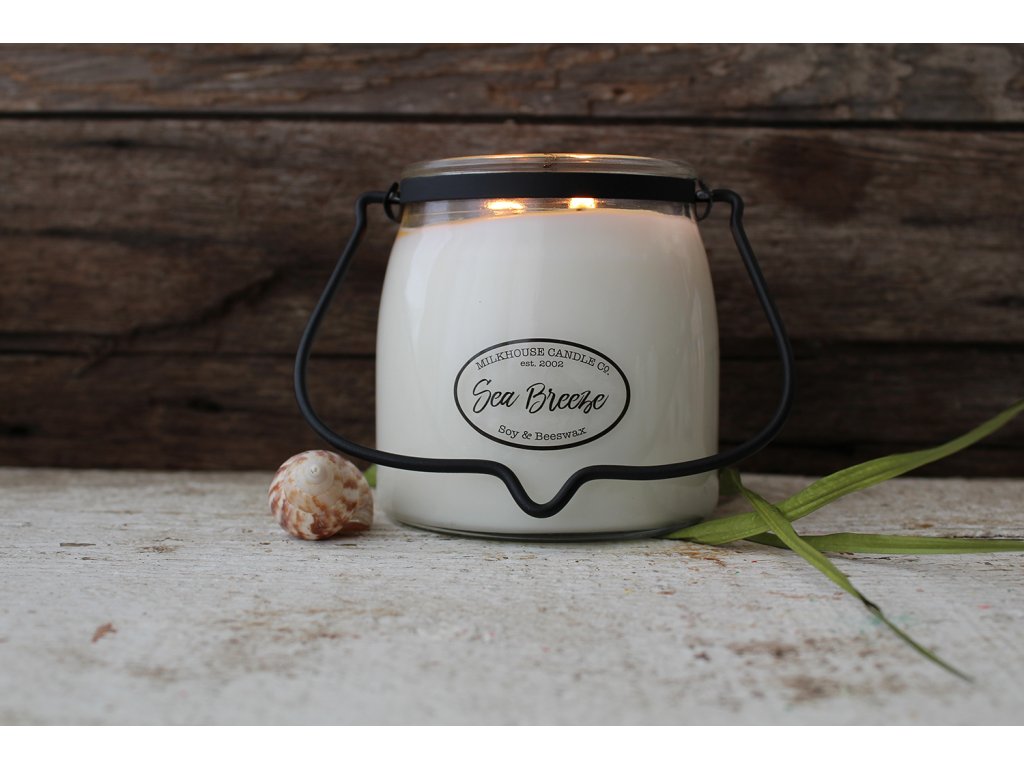 SEA BREEZE Butter Jar  454g - Milkhouse Candles