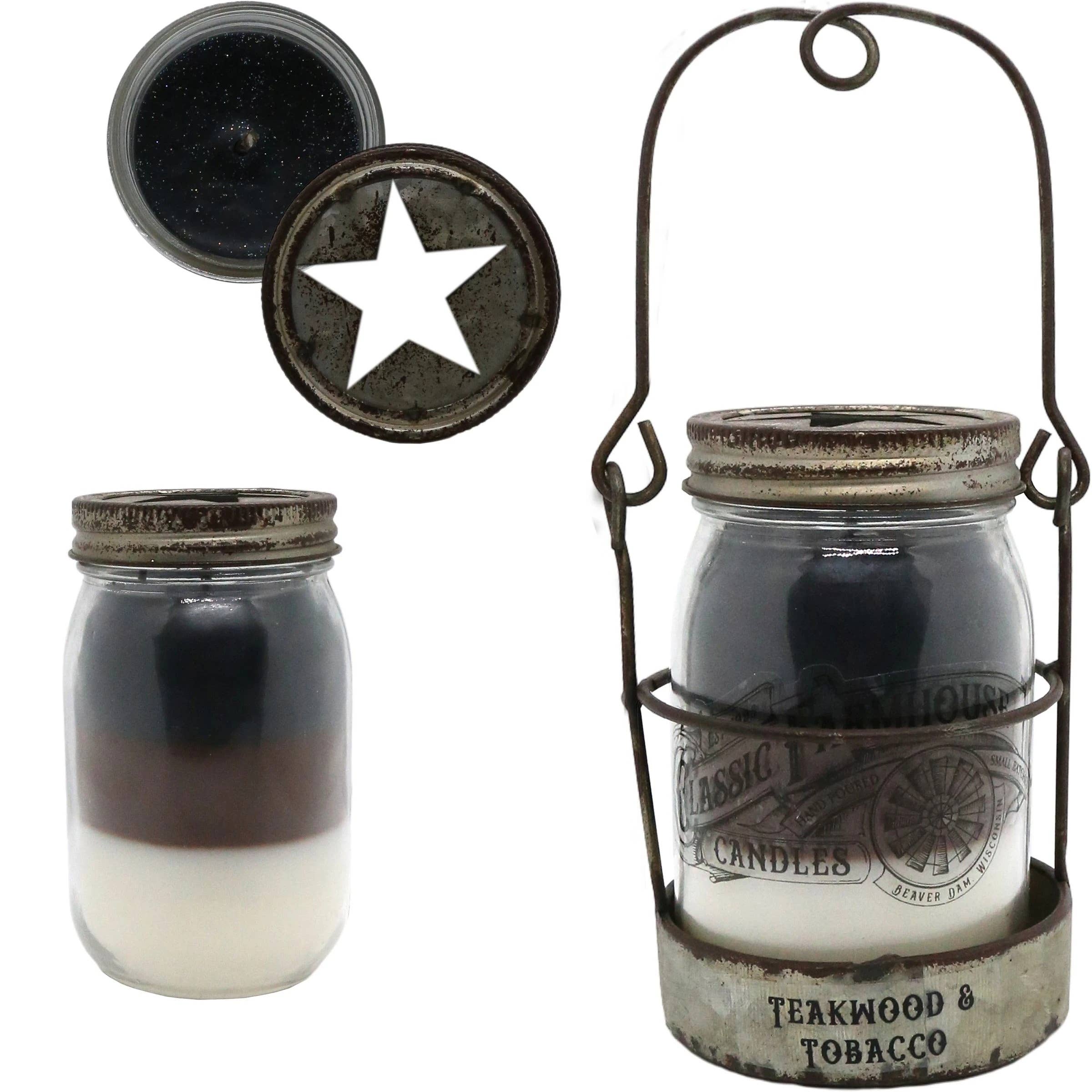 TEAKWOOD & TOBACCO - Classic Farmhouse Candles