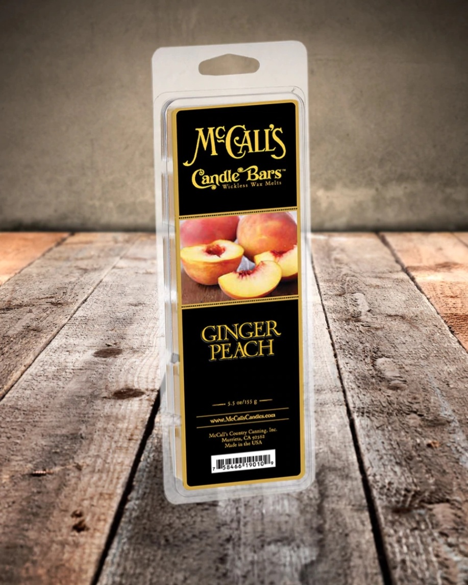 GINGER PEACH Melts - McCall´s Candles