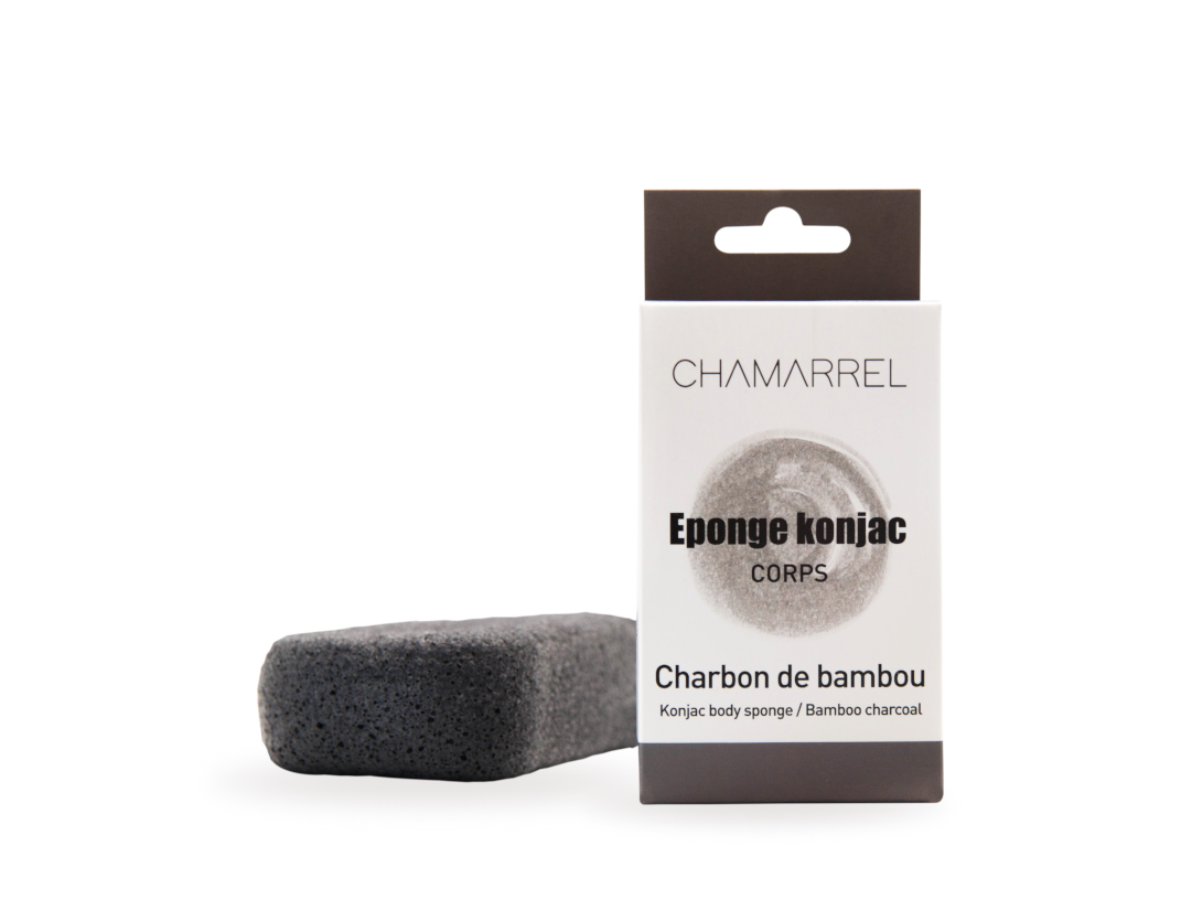Konjac XL Schwamm - Charbon de Bambou/ Bamboo Charcoal