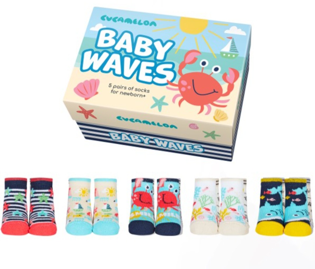BABY WAVES - Fun Socks Geschenkset