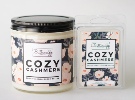 COZY CASHMERE Melts - Buttercupp Candles