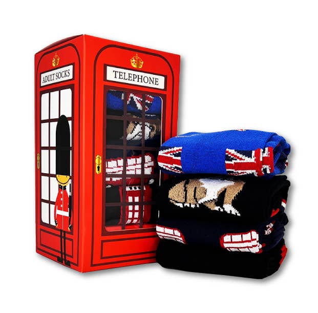LONDON - Fun Socks Geschenkset