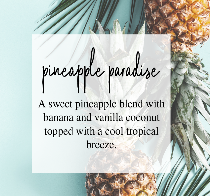PINEAPPLE PARADISE Candle 8 oz - Timber Oak Candles