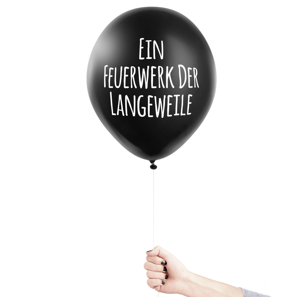 Anti-Party-Ballons "UND WIEDER 365 MAL AUFSTEHEN"