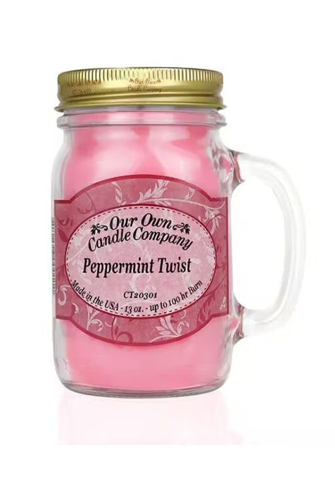 PEPPERMINT TWIST Candle Our Own Candle Company
