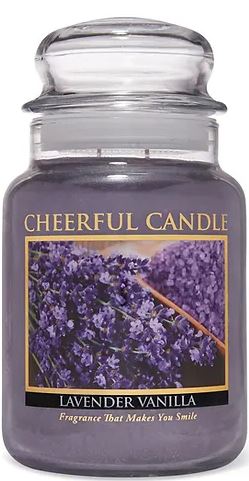 LAVENDER VANILLA Large - Cheerful Candle