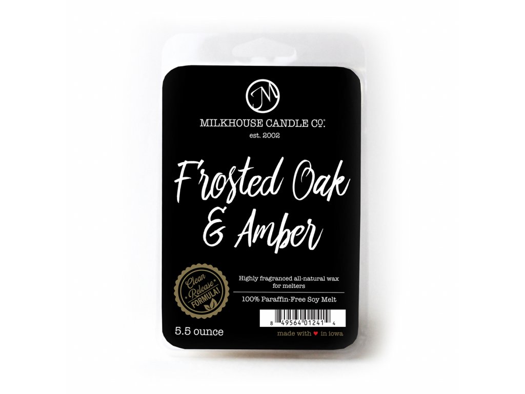 FROSTED OAK & AMBER Melts 155 g - Milkhouse Candles