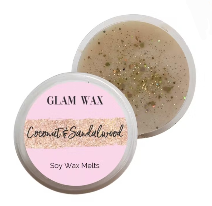 COCONUT & SANDALWOOD Pot - Glam Wax
