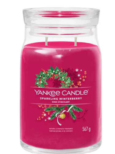 SPARKLING WINTERBERRY Large - Yankee Candle