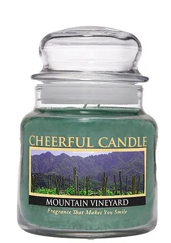 MOUNTAIN VINEYARD Medium  - Cheerful Candle 