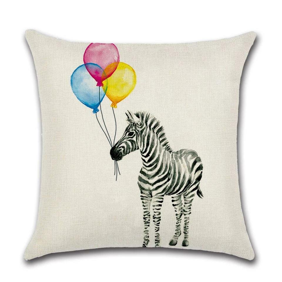 Kissenbezug Ballon - Zebra