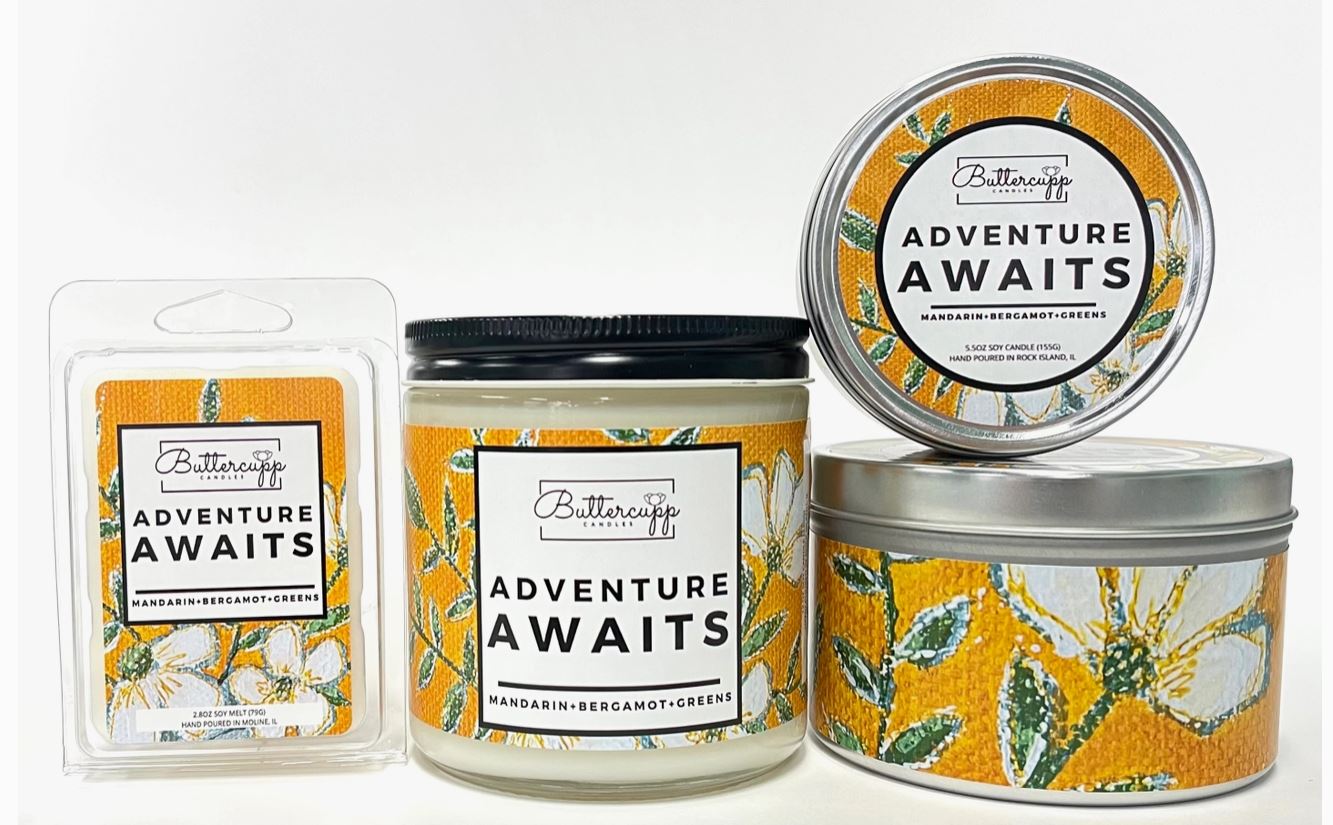 ADVENTURE AWAITS Melts - Buttercupp Candles