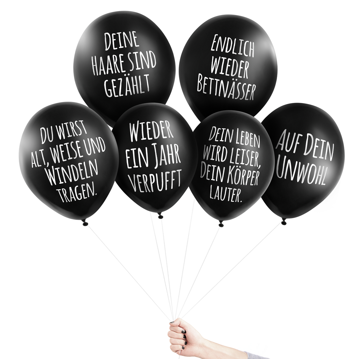 Anti-Party-Ballons "GLÜCKWÜNSCHCHEN"